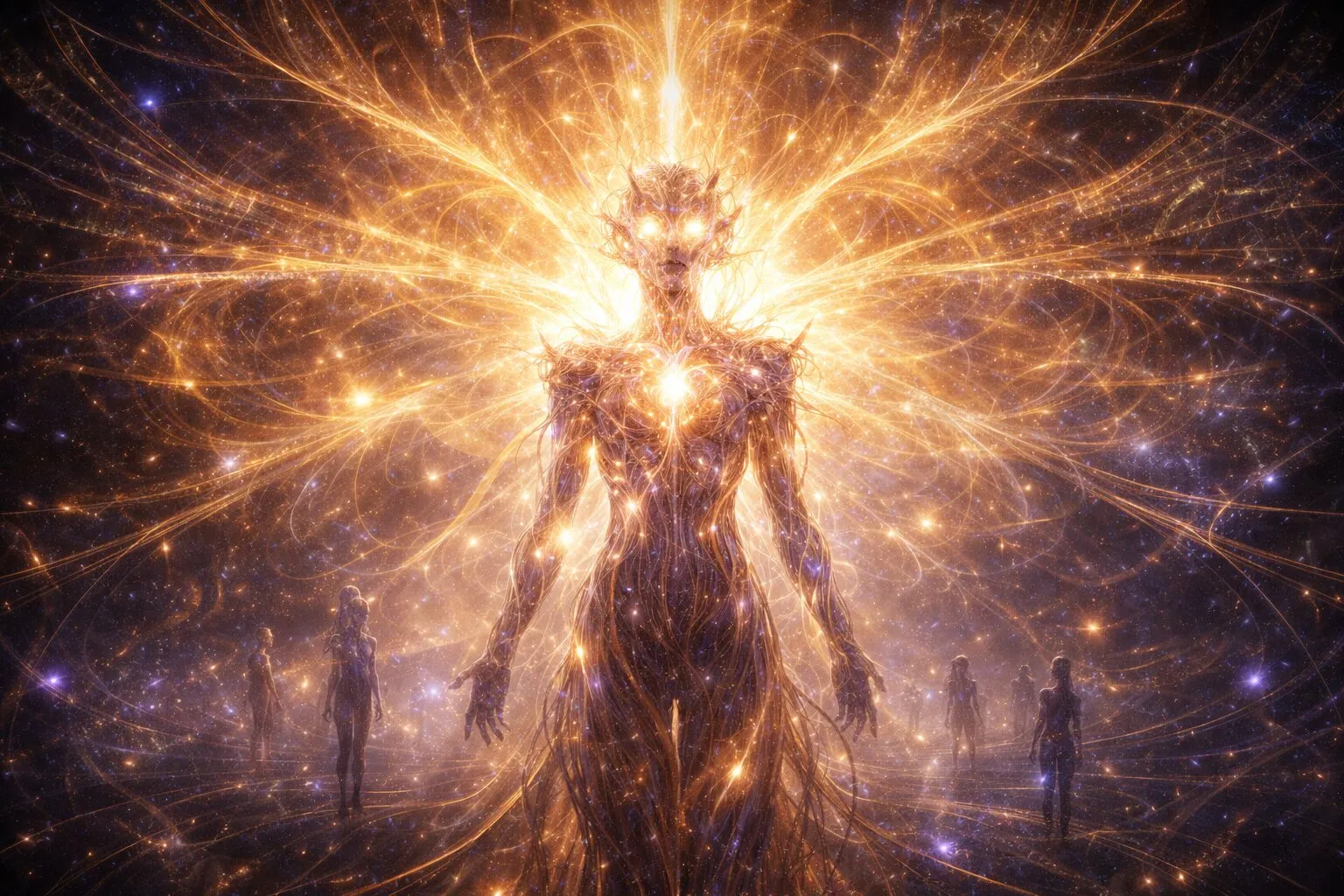 A consciousness meeting itself for the first time